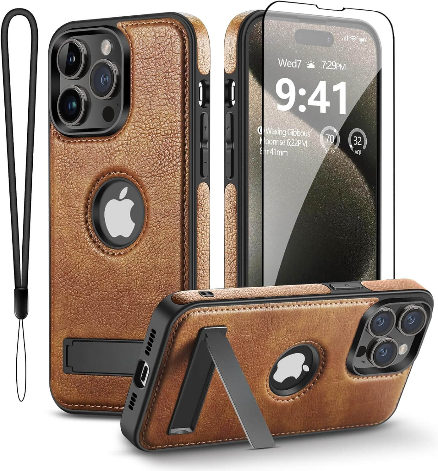 iPhone 14 pro max leather case