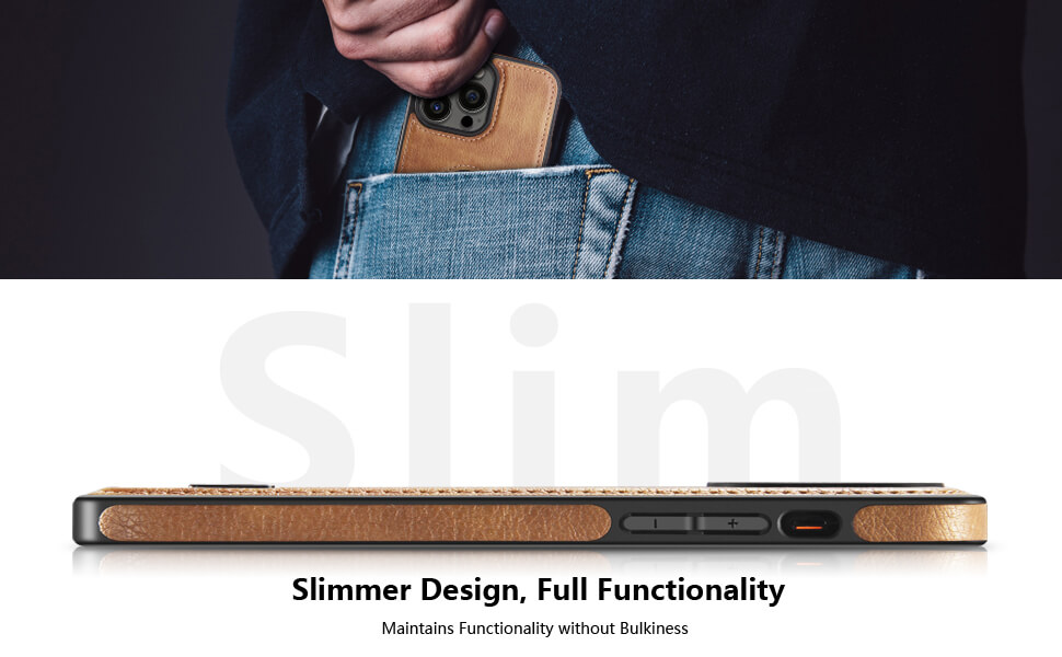 iPhone 14 pro max leather case