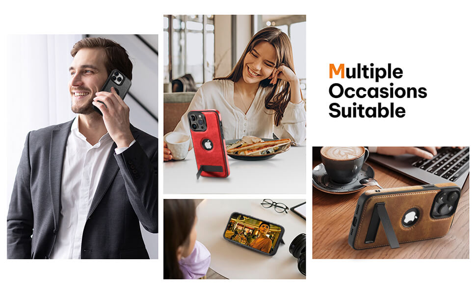 iPhone 14 pro max leather case