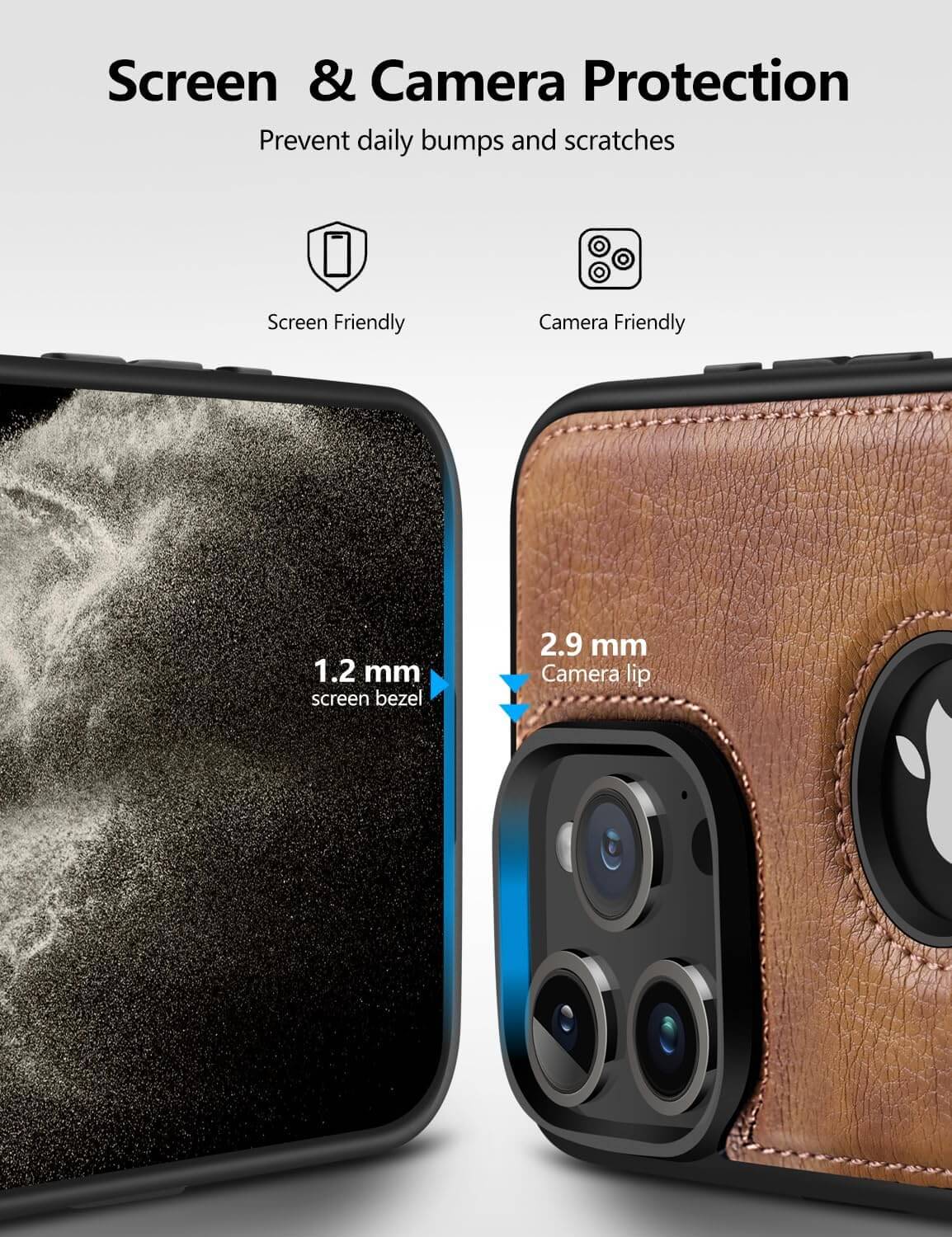 iPhone 14 pro max leather case