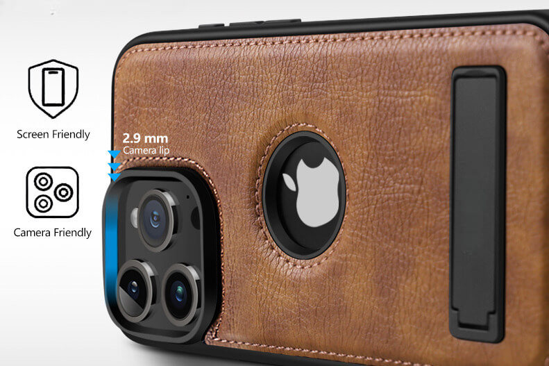 iPhone 14 pro max leather case